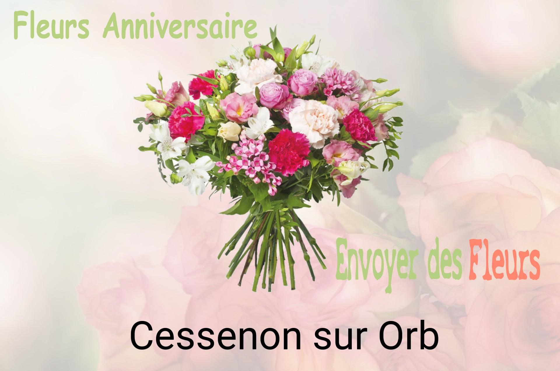 Bouquet de fleurs d’anniversaire livré à Cessenon-sur-Orb
