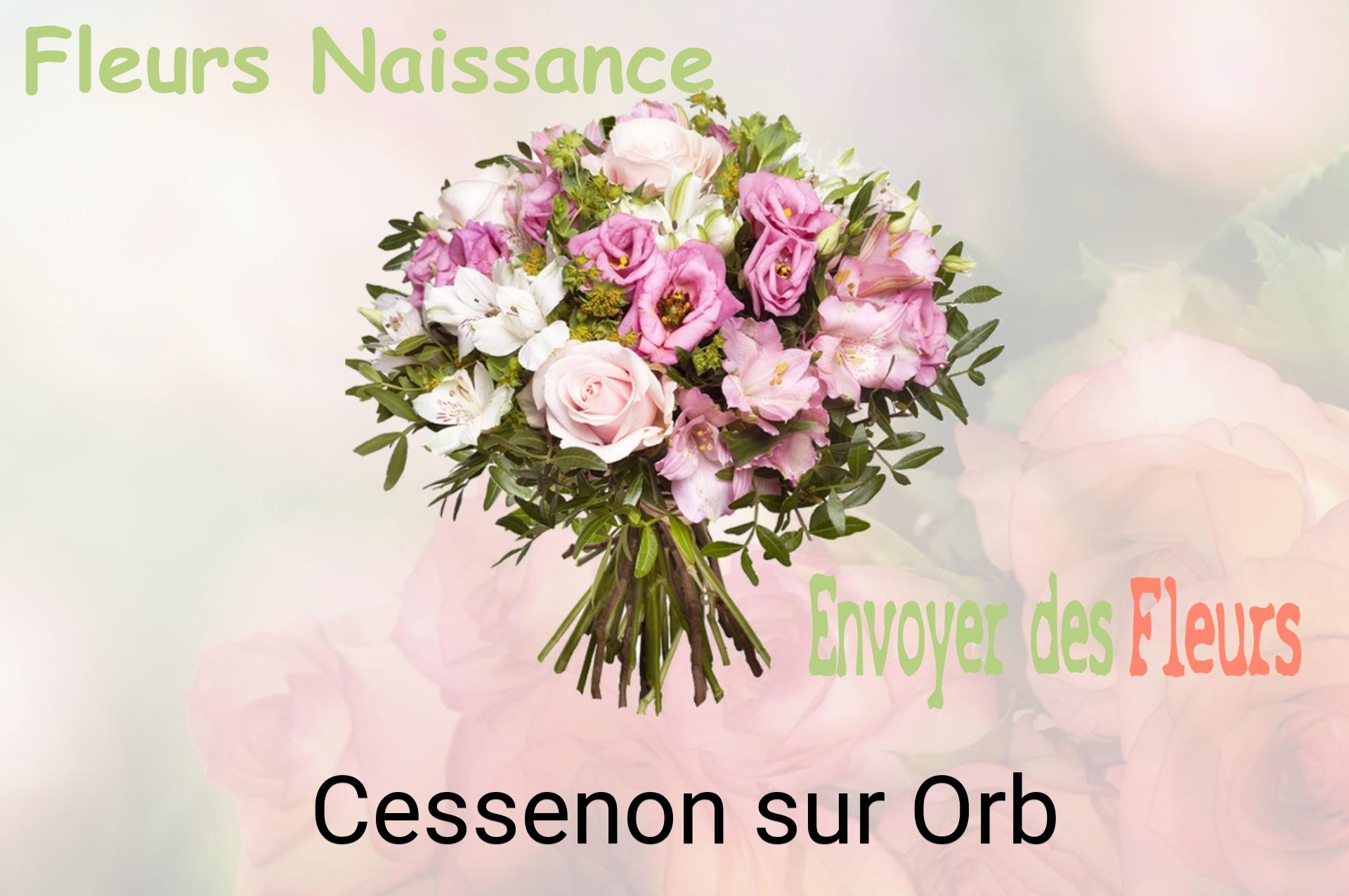 Bouquet de fleurs de naissance livré à Cessenon-sur-Orb